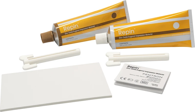 Repin   Packung  Impressionspaste 300 g weiß, 125 g braun, 1 Mischblock, 1 Tubenroller