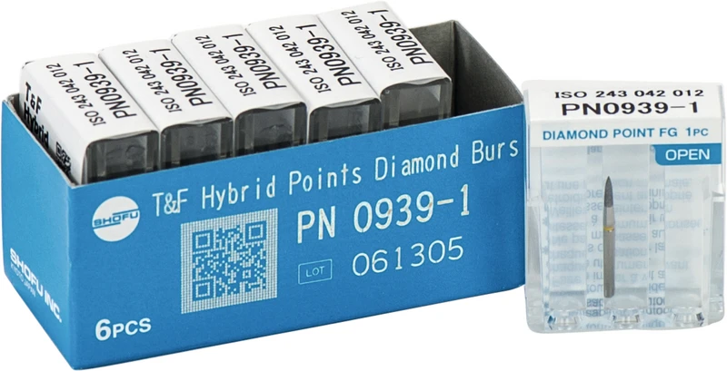 T&F Hybrid Points FG 925  Packung  6 Stück gelb ultra fein, FG, Figur 7903, 4,2 mm, ISO 012