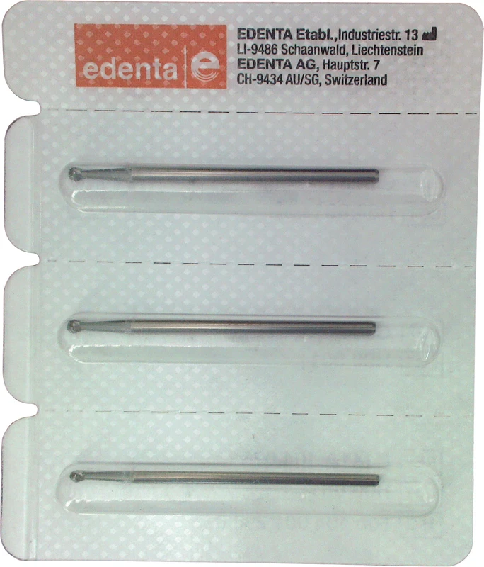 Chirurgie Fräser HM C141A  Packung  3 Stück HP, Figur 001, ISO 023