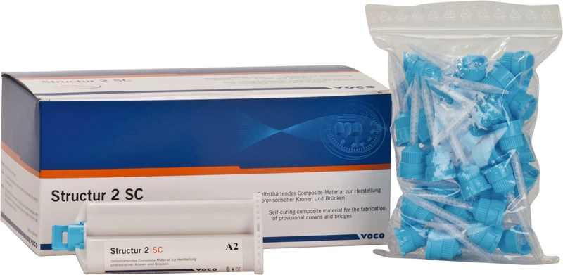 Structur 2 SC  Großpackung  5 x 75 g Doppelkartusche A2, Mischkanülen Typ 6