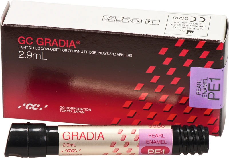 GC GRADIA®  Spritze  2,9 ml Paste enamel Pearl PE 1