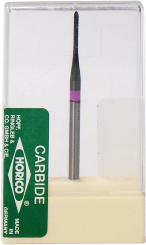 HM-Fräser 289  Stück  schwarz besch., Querhieb, rosa fein, schnittfreudig, HP, Figur S289, 8 mm, ISO 010