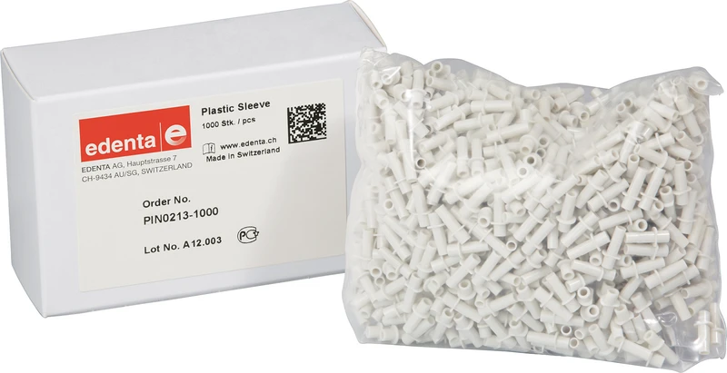 Rundstifte  Packung  1.000 Kunststoff-Hülsen 11 mm