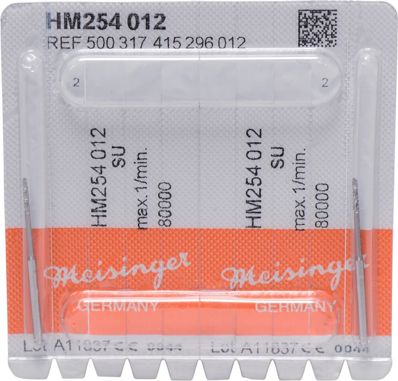 Chirurgie Fräser HM 254  Packung  2 Stück FG XXL, Figur 415, 6 mm, ISO 012