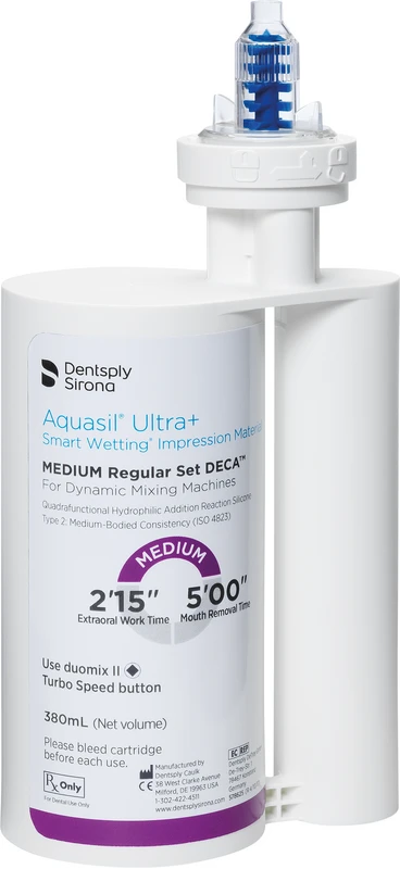 Aquasil® Ultra+  Packung  2 x 380 ml Doppelkartusche DECA Medium Regular Set, 20 Mischkanülen