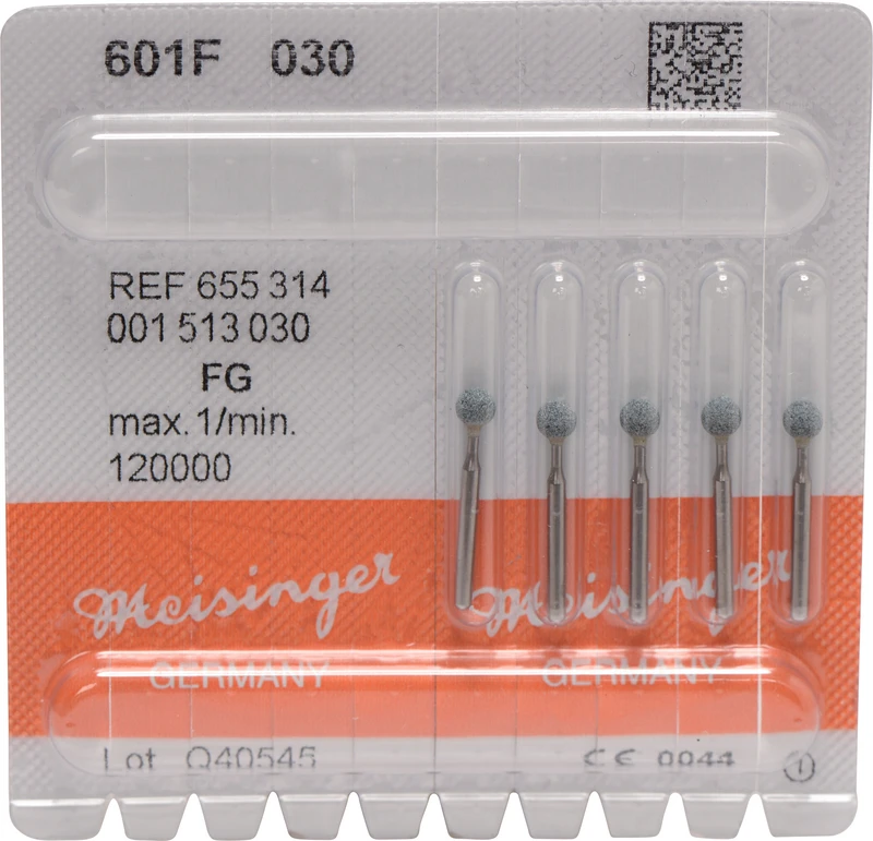 Keramische Schleifer 601  Packung  5 Stück grün fein, FG, Figur 001, ISO 030