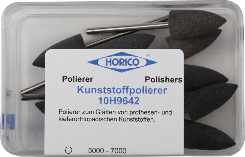 Acrylpolierer  Packung  10 Stück blau, HP, 9642