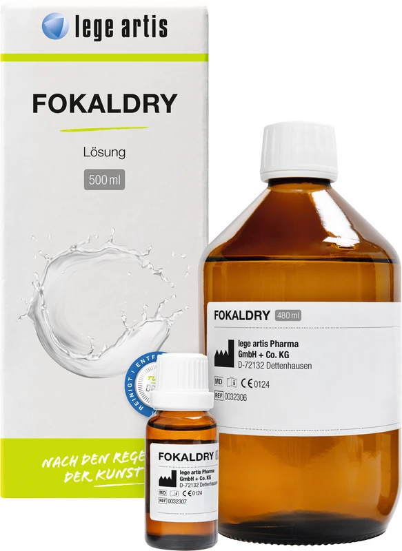 FOKALDRY  Packung  480 ml Lösung, 20 ml Lösung inklusive Zubehör