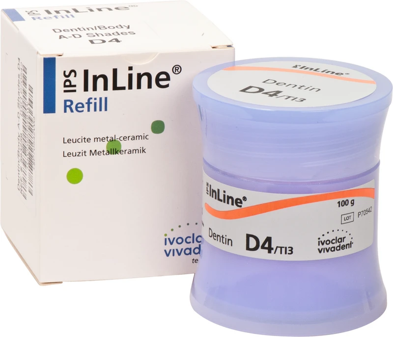 IPS InLine®  Dose  100 g Pulver dentin A-D D4