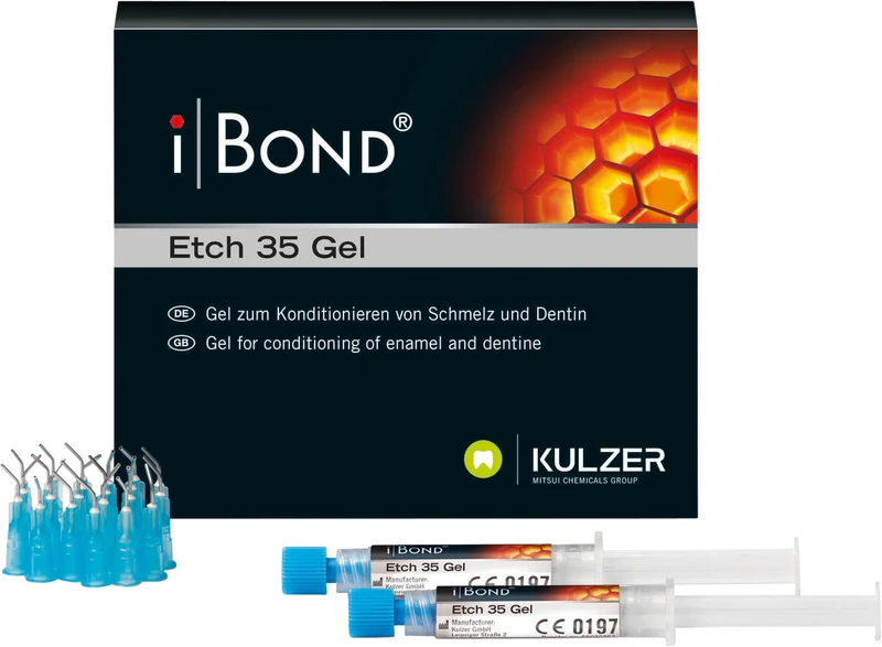 iBOND® Etch Gel  Packung  2 x 2,5 ml Spritze Gel, 25 Kanülen