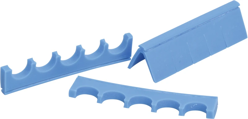 EASY-CLIP  Stück  Silikoneinsatz blau, für 5 Instrumente