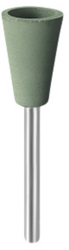 EVEFLEX Polierer  Packung  100 Stück grün fein, FG, Figur umgekehrter Kegel, 6 x 8 mm