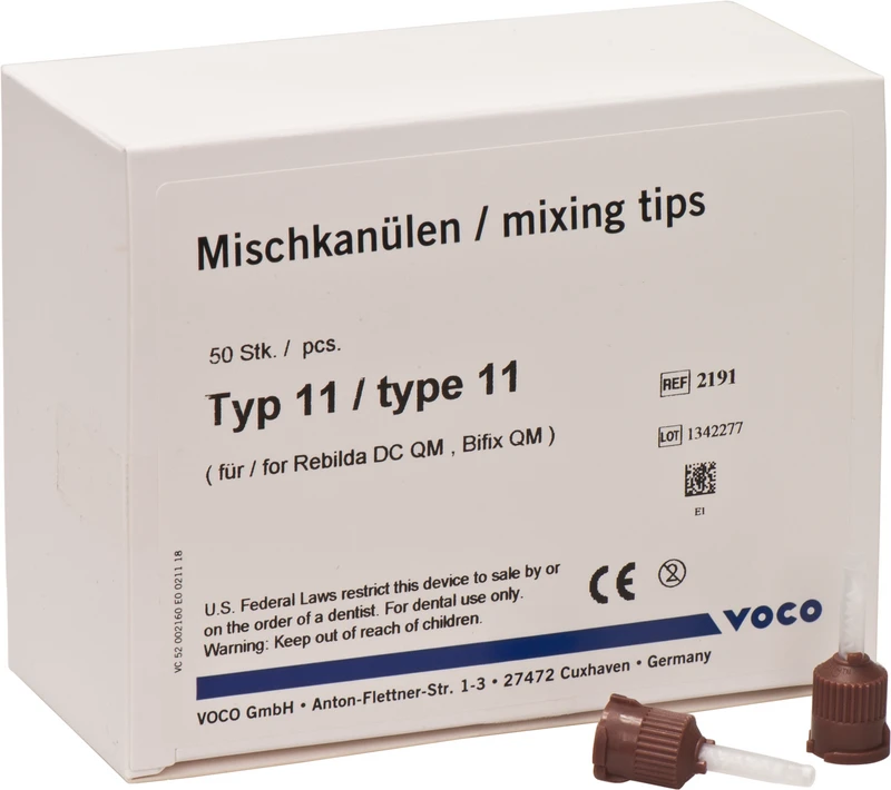 VOCO Mischkanülen Typ 11  Packung  50 Stück braun, Typ 11