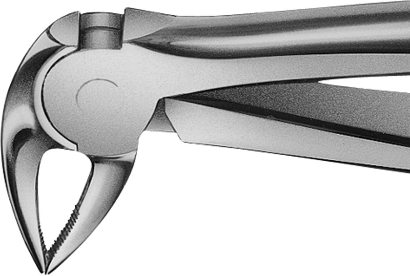 Anatomica-Zahnzangen nach Büchs  Stück  DH732R, für untere Wurzeln, mit schmalem Maul