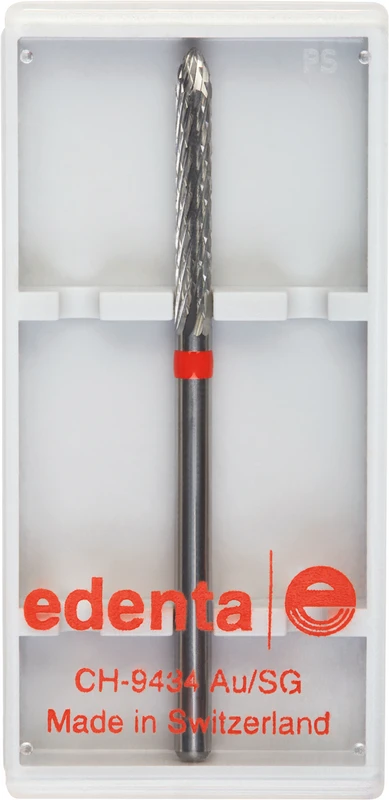 HM-Fräser Schliff 20  Stück  linksschneidend, Kreuzverz., 2 x rot fein, HP, Figur 292, 16 mm, ISO 023