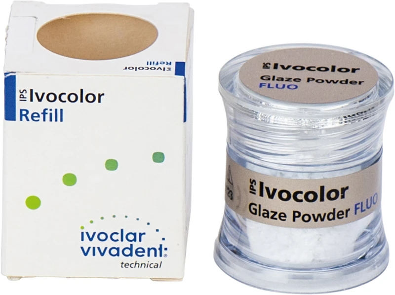 IPS Ivocolor Glaze Powder  Dose  5 g Glaze Powder FLUO