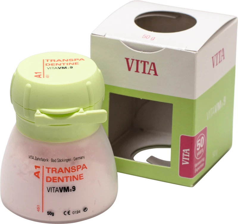 VITA VM® 9 classical A1-D4®  Dose  50 g Pulver transpa dentine A1