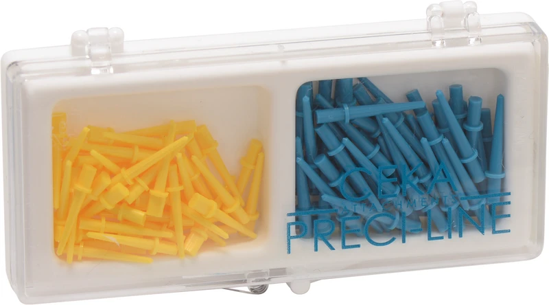 PRECI-POST M  Packung  2 x 50 Abdruckstifte (gelb, blau)