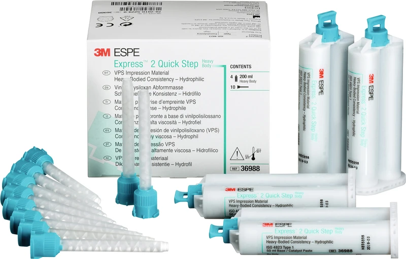 Express 2  Refill Packung  4 x 50 ml Doppelkartusche Heavy Body Quick, Zubehör