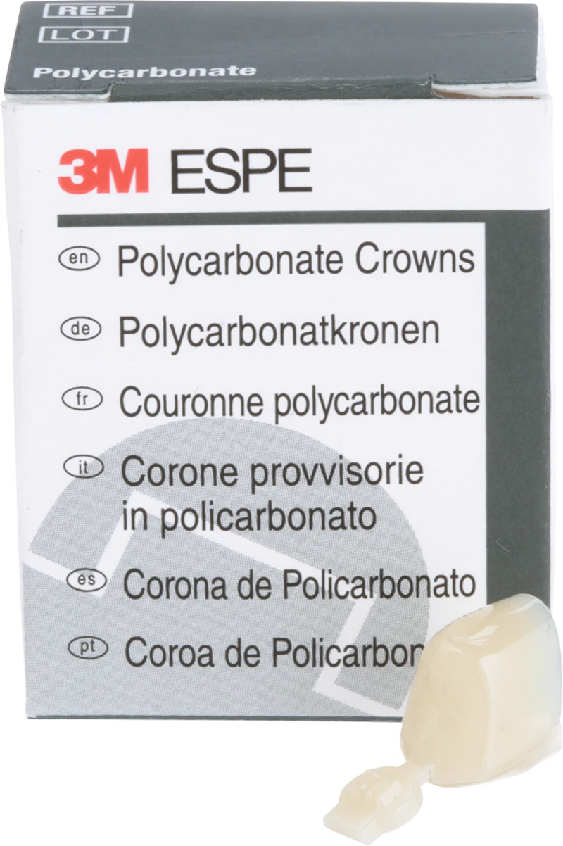 Polycarbonat-Kronen  Packung  5 Stück Nr. 52