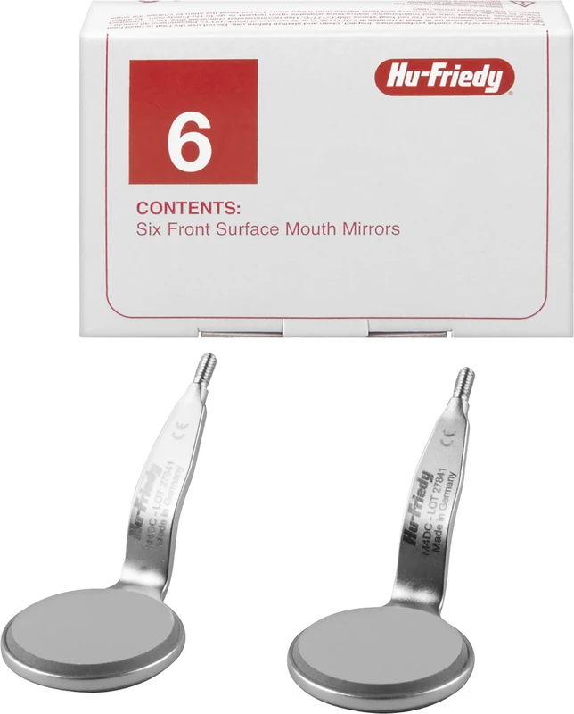 Mundspiegel  Packung  6 Stück doppelseitig