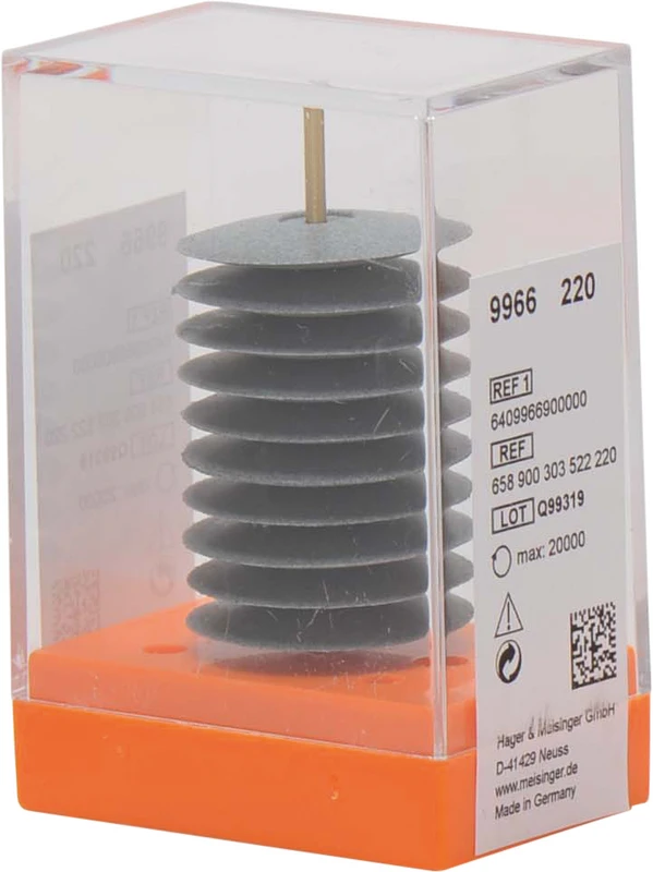 Universalpolierer 9966  Packung  10 Stück unmontiert, grün, Figur 303, 3 mm, ISO 220