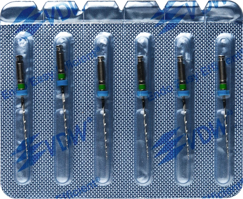 Mtwo®   Blisterpackung  6 Instrumente ABT 16 mm, 21 mm, Taper.04, ISO 035