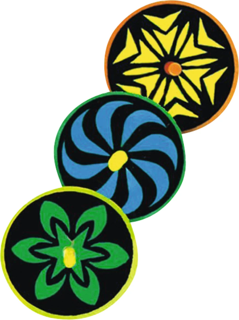 Glitzerkreisel  Packung  144 Stück