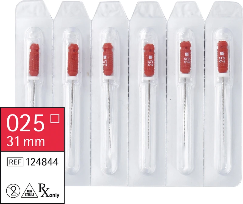 smart K-Feilen  Packung  6 Stück 31 mm ISO 025