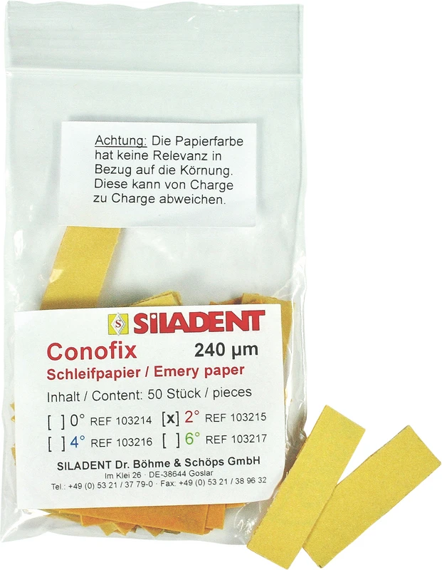 Conofix  Packung  50 Stück 2°, 240 µm