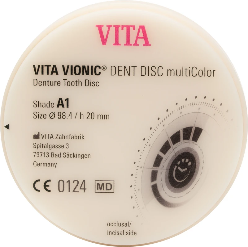 VITA VIONIC® DENT DISC multiColor   Stück  Ø 98,4 mm, H 20 mm, A1