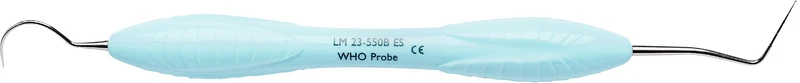 LM WHO Sonde-Parodontometer   Stück  Figur 23\550B, hellblau, LM-ErgoSense® Griff