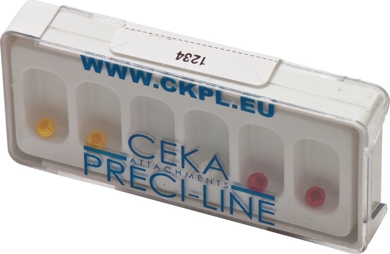 PRECI-CLIX-Matrize  Packung  6 Stück (2 x rot, 2 x gelb, 2 x weiß), Ø 3,55 mm