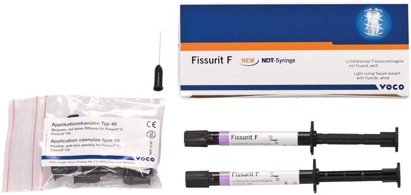 Fissurit® F  Packung  2 x 2 g Spritzen, Applikationskanülen Typ 40