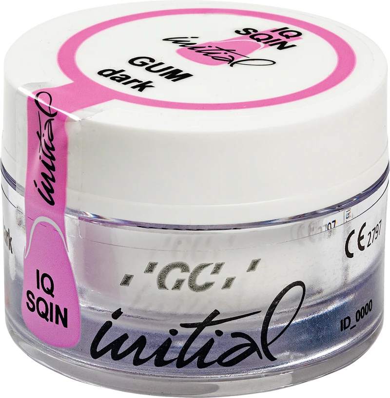 GC Initial IQ SQIN  Dose  10 g Powder gum dark
