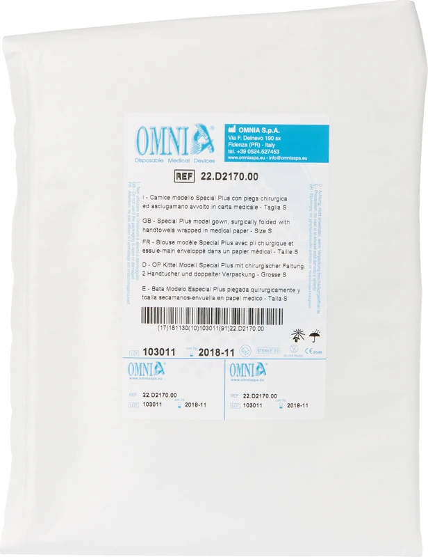 Mantel Special Plus  Packung  12 Stück S, 109 cm