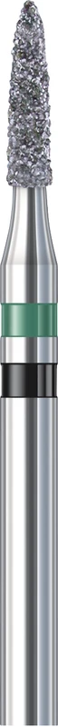 ZIRAMANT 6860Z     Packung  2 Stück grün\schwarz grob, FG lang, Figur 245, 5 mm, ISO 014