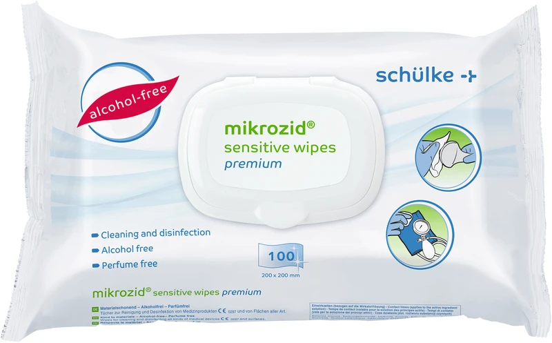 mikrozid® sensitive wipes  Soft-Nachfüllpackung  100 Stück premium