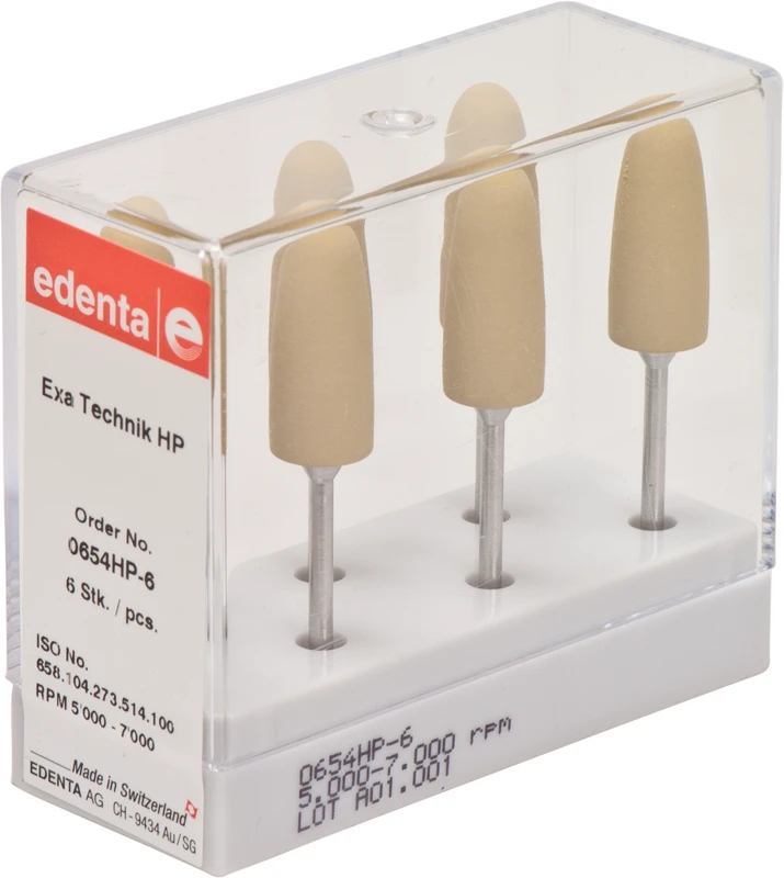 Exa Technique  Packung  6 Stück gelb fein, HP, Figur 273, 24,5 mm, ISO 100