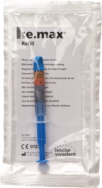 IPS e.max CAD Crystallization  Spritze  3 g Crystallization Shade 1