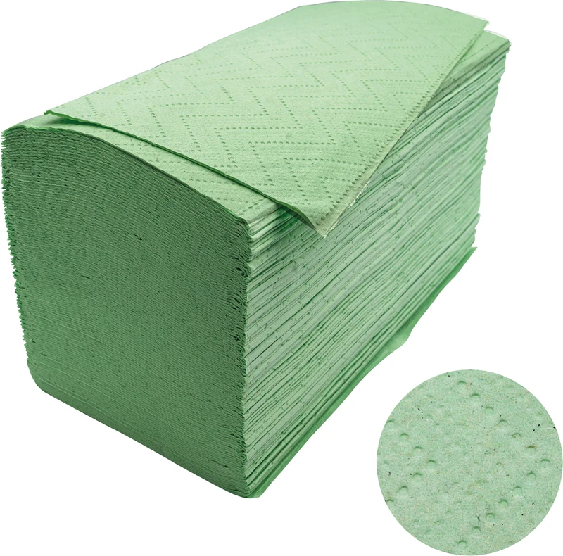 Omni-Z Green   Karton  3.990 Stück grün, 24 x 23 cm