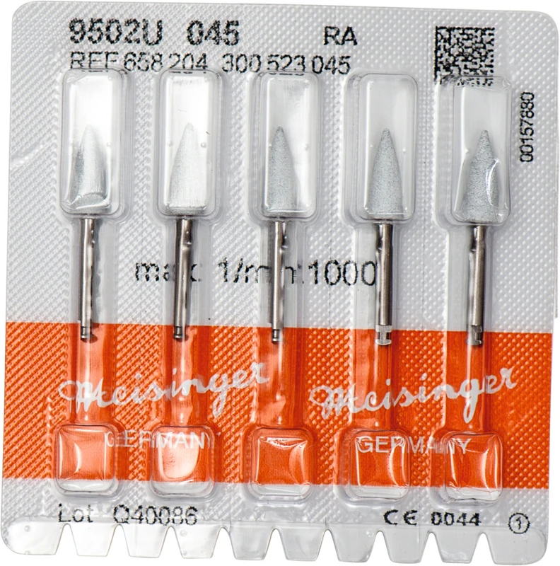 Universalpolierer 9502U  Packung  5 Stück weiß, RA, Figur 300, 12 mm, ISO 045