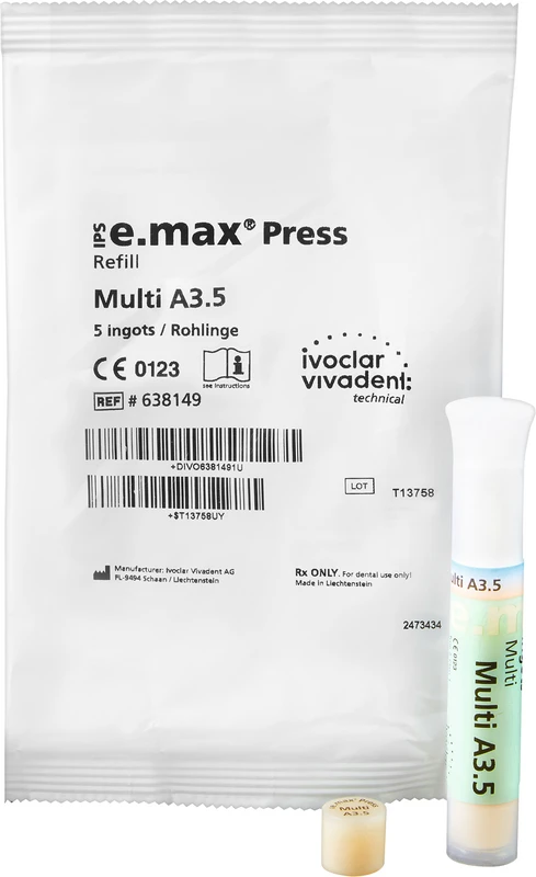 IPS e.max® Press Multi  Packung  5 Stück A3,5