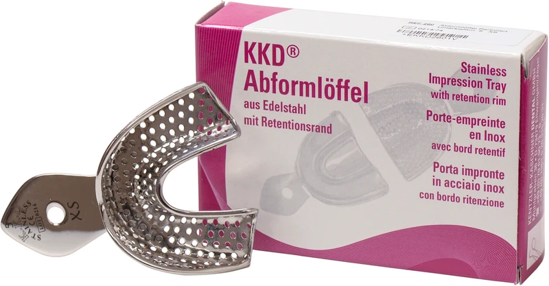 KKD® Abformlöffel Standardabdruck  Stück  UK-5, XS, perforiert