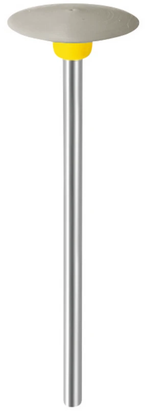 EVE DIAPOL®  Stück  grau fein, HP, Figur Linse, 14,5 x 2,5 mm