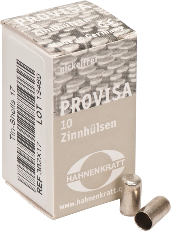 PROVISA Schutzhülsen Zinn  Packung  10 Stück 17