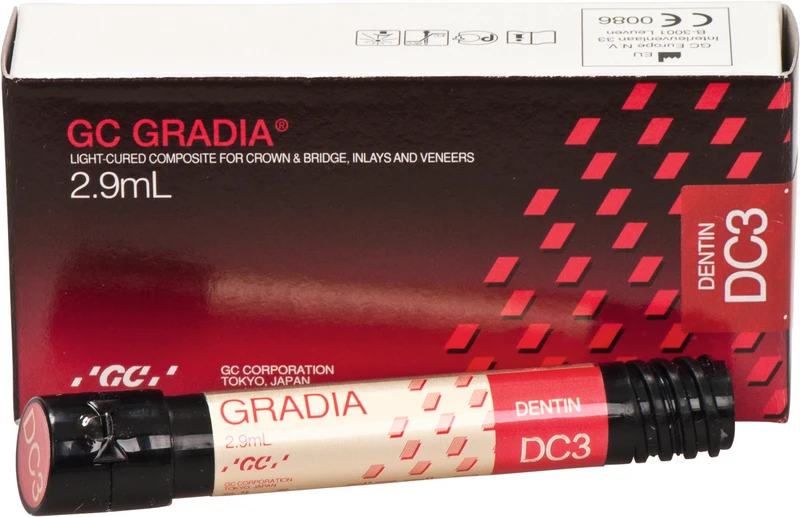 GC GRADIA®  Spritze  2,9 ml Paste dentin DC3