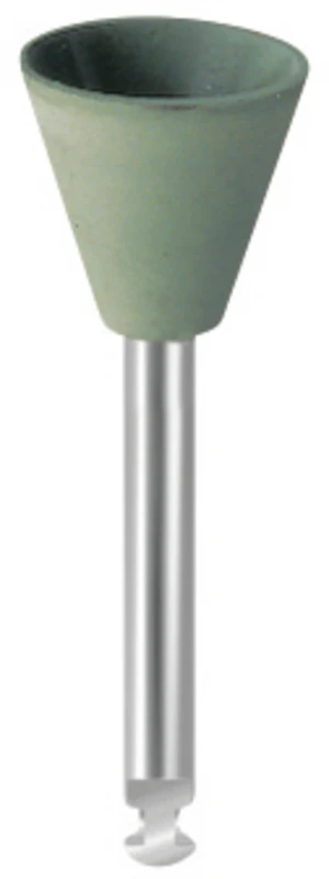 EVEFLEX Polierer  Packung  100 Stück grün fein, RA, Figur umgekehrter Kegel, 9 x 8 mm
