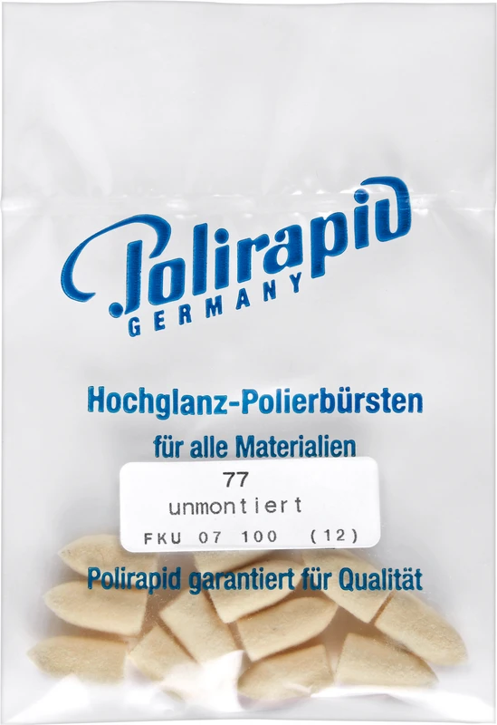Filzkörper  Packung  12 Stück Nr. 77, unmontiert, Filz, Figur Kegel, Ø 7 mm, L: 15 mm
