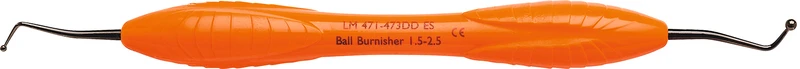 LM Dark Diamond Brunierer - Stopfer  Stück  kugelförmig, orange, LM-ErgoSense® Griff
